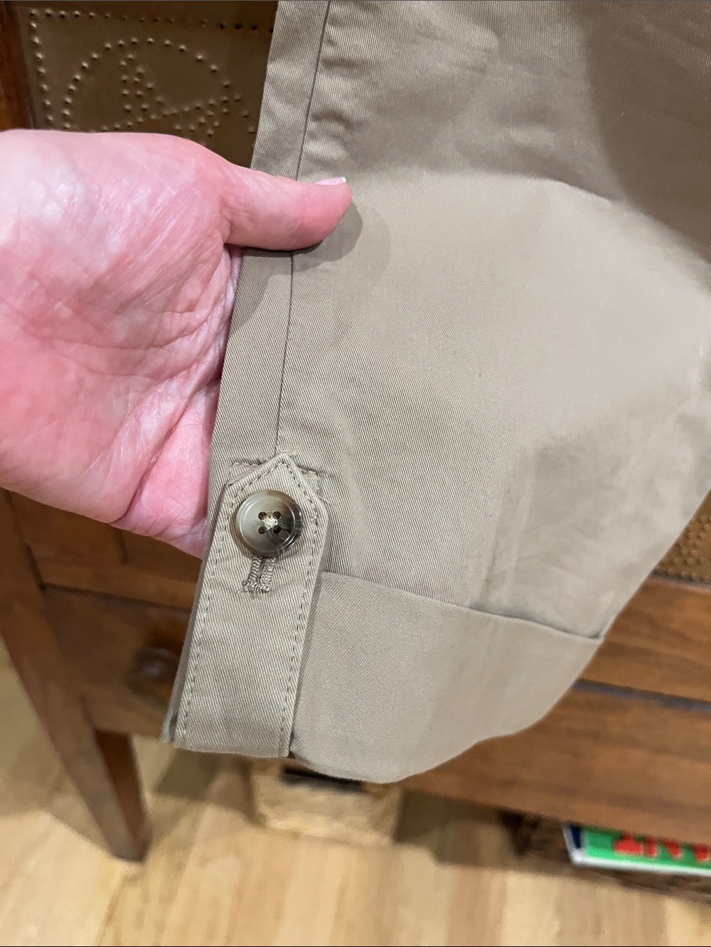 J. Jill Khaki Straight-Leg Pants - Picture 4 of 5